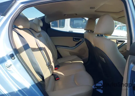 2012 Hyundai Elantra Limited (Ulsan Plant) from USA, damaged, VIN KMHDH4AEXCU481430